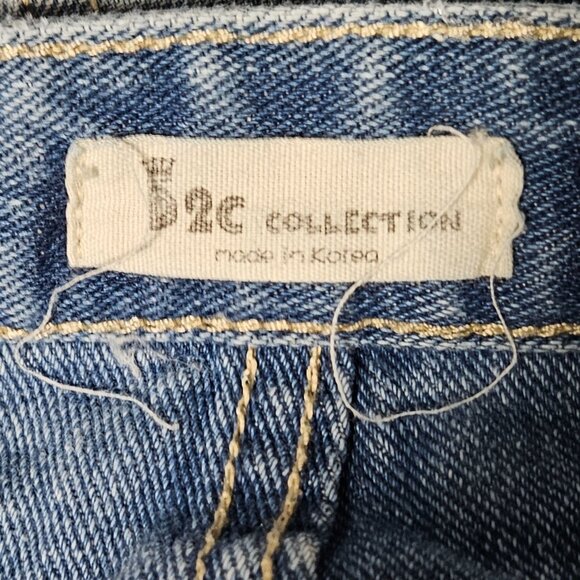 Customized High-Waist Reversible Denim Shorts Womens Size Small Button Fly - Picture 7 of 7